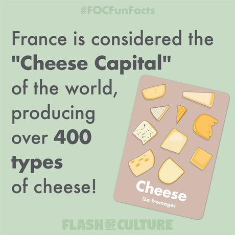 France is the cheese capital of the world