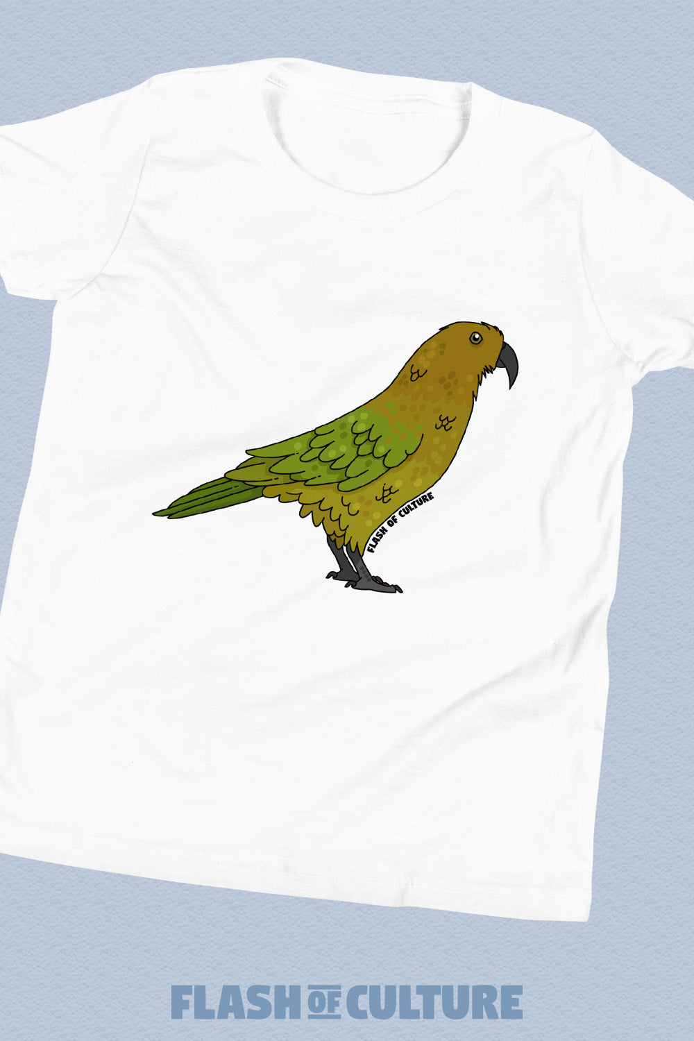New Zealand Kea T-Shirt Kids Youth Size 6+ years
