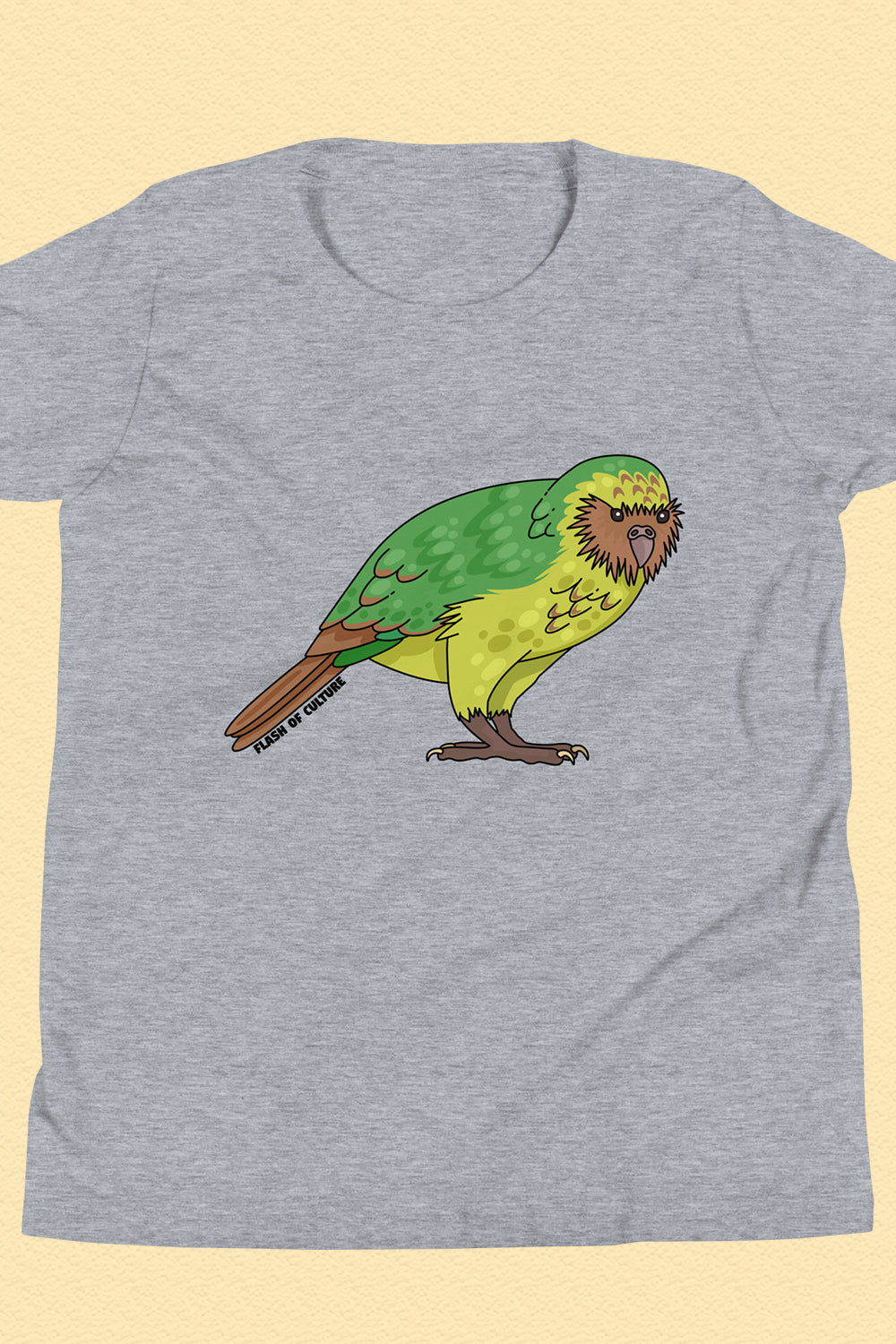 New Zealand Kakapo T-Shirt Kids Youth Size 6+ years