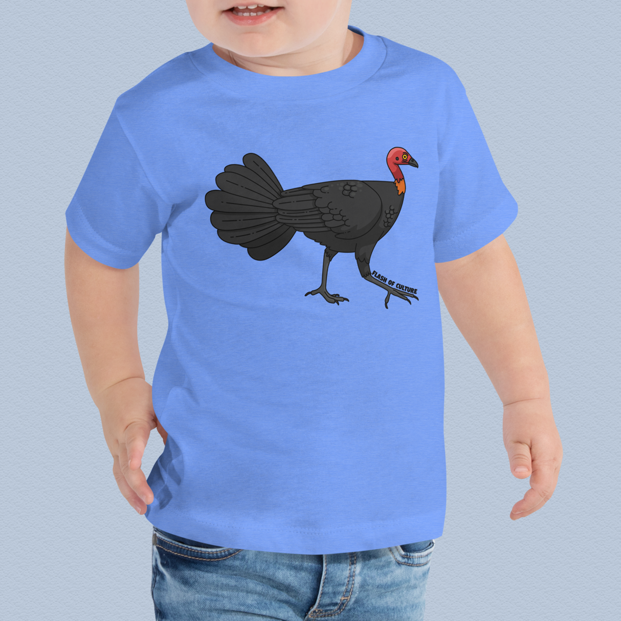 Australian Bush Turkey T-Shirt Kids Size 2-5 years