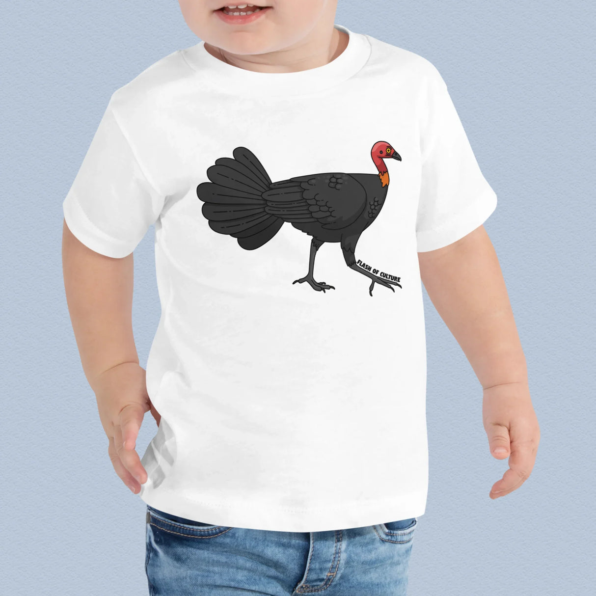 Australian Bush Turkey T-Shirt Kids Size 2-5 years