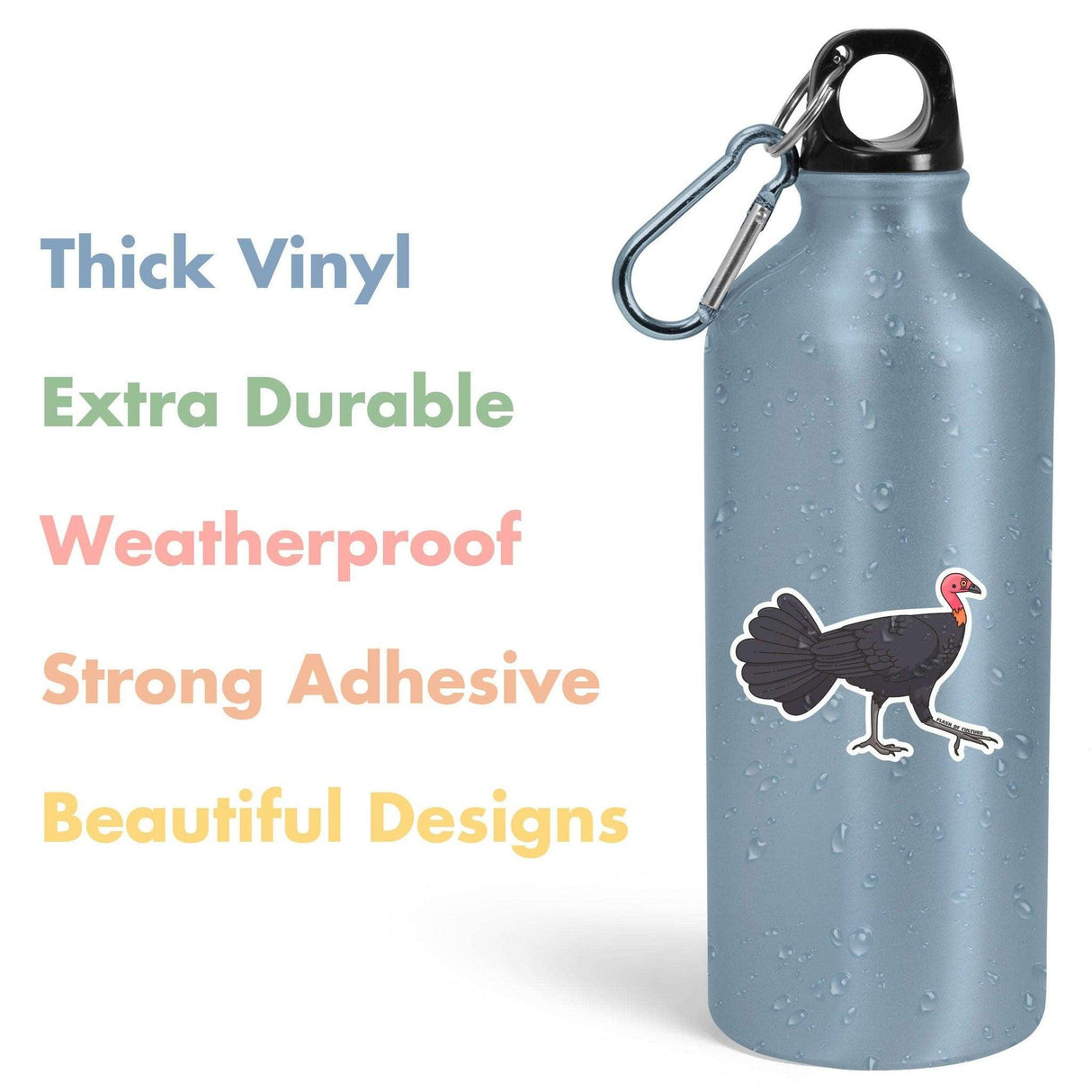 Australian Bush Turkey sticker, Brush Turkey Sticker, Travel Souvenirs