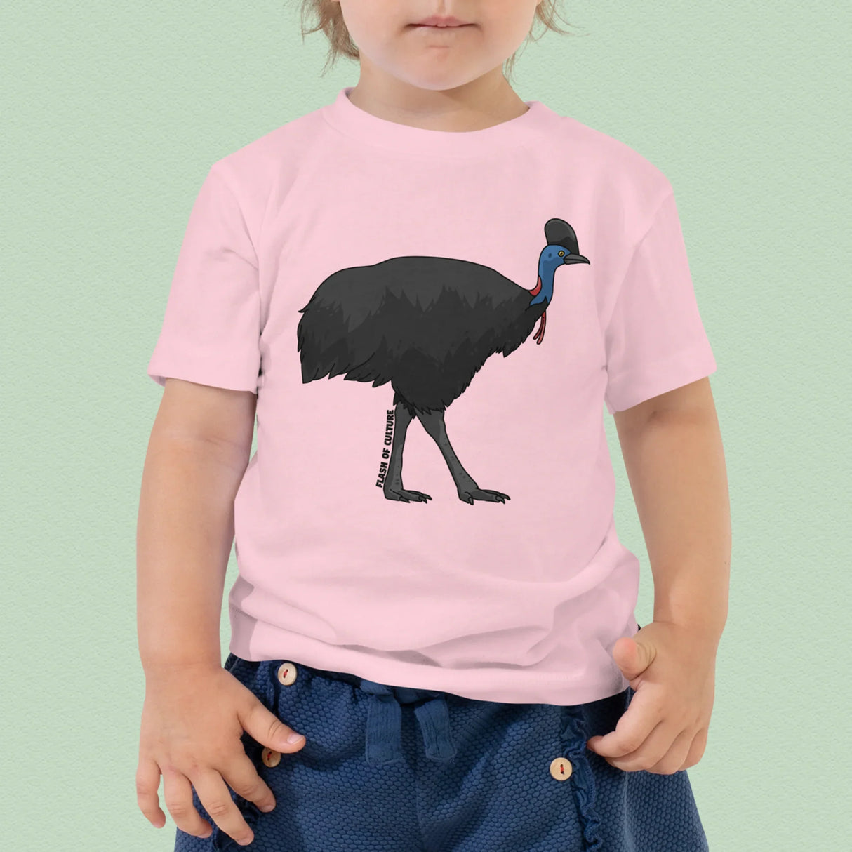 Australian Cassowary T-Shirt Kids Size 2-5 years