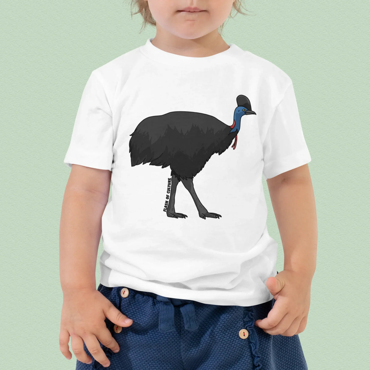 Australian Cassowary T-Shirt Kids Size 2-5 years