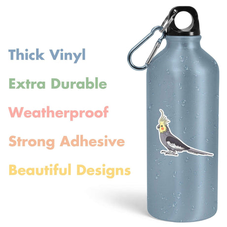 Australian Cockatiel Sticker, Australian Animal stickers, Travel Souvenirs
