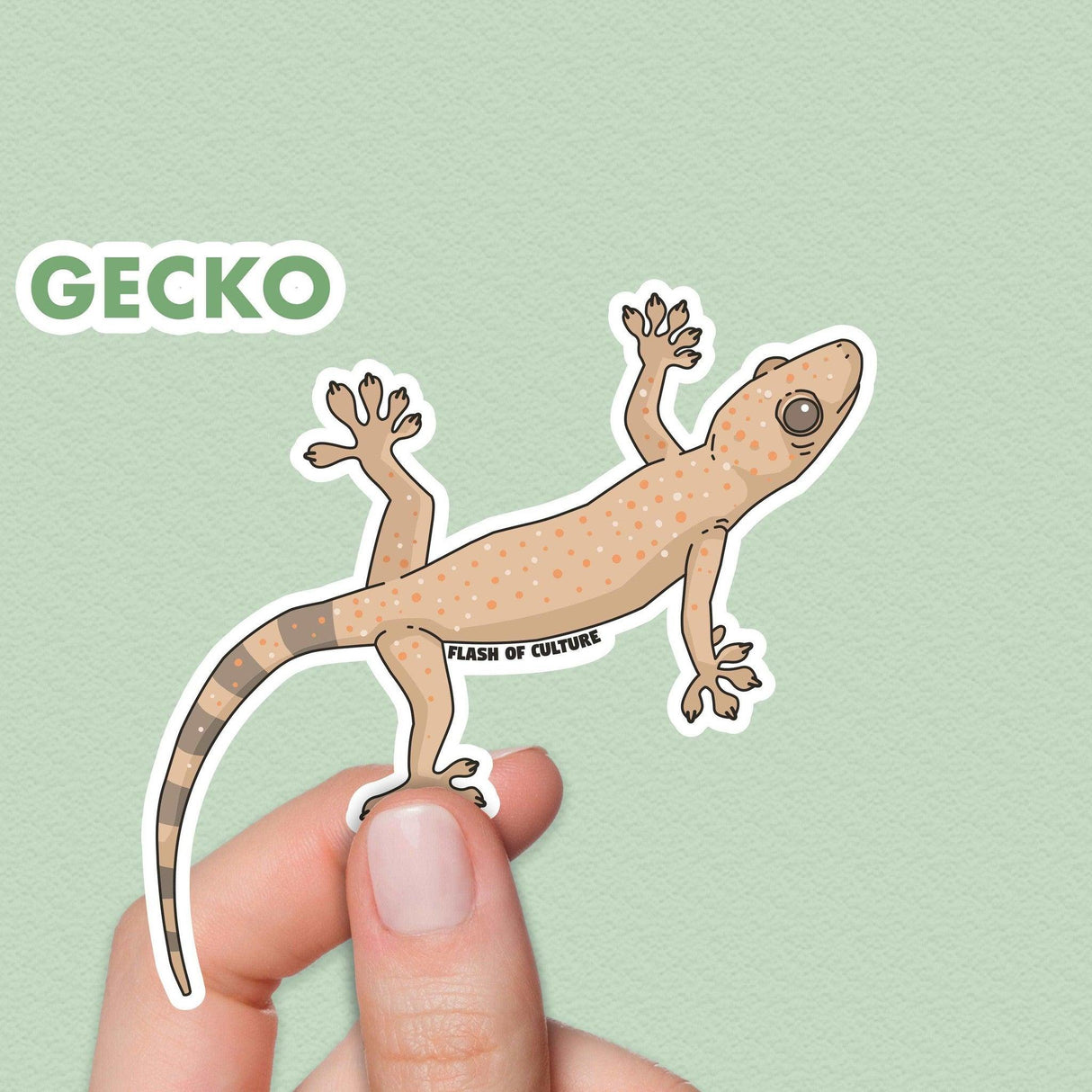 Australian Gecko Sticker, Australian Animal stickers, Travel Souvenirs