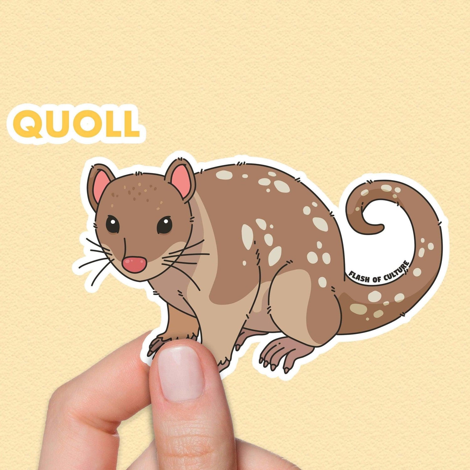 Australian Quoll Sticker, Australian Bird stickers