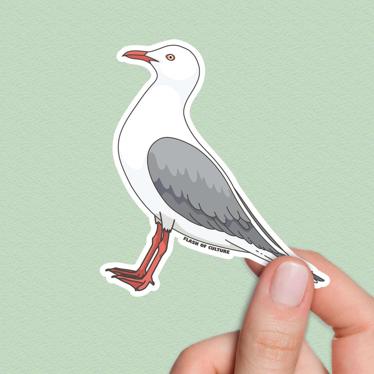 Australian Seagull sticker, Australian Animal stickers
