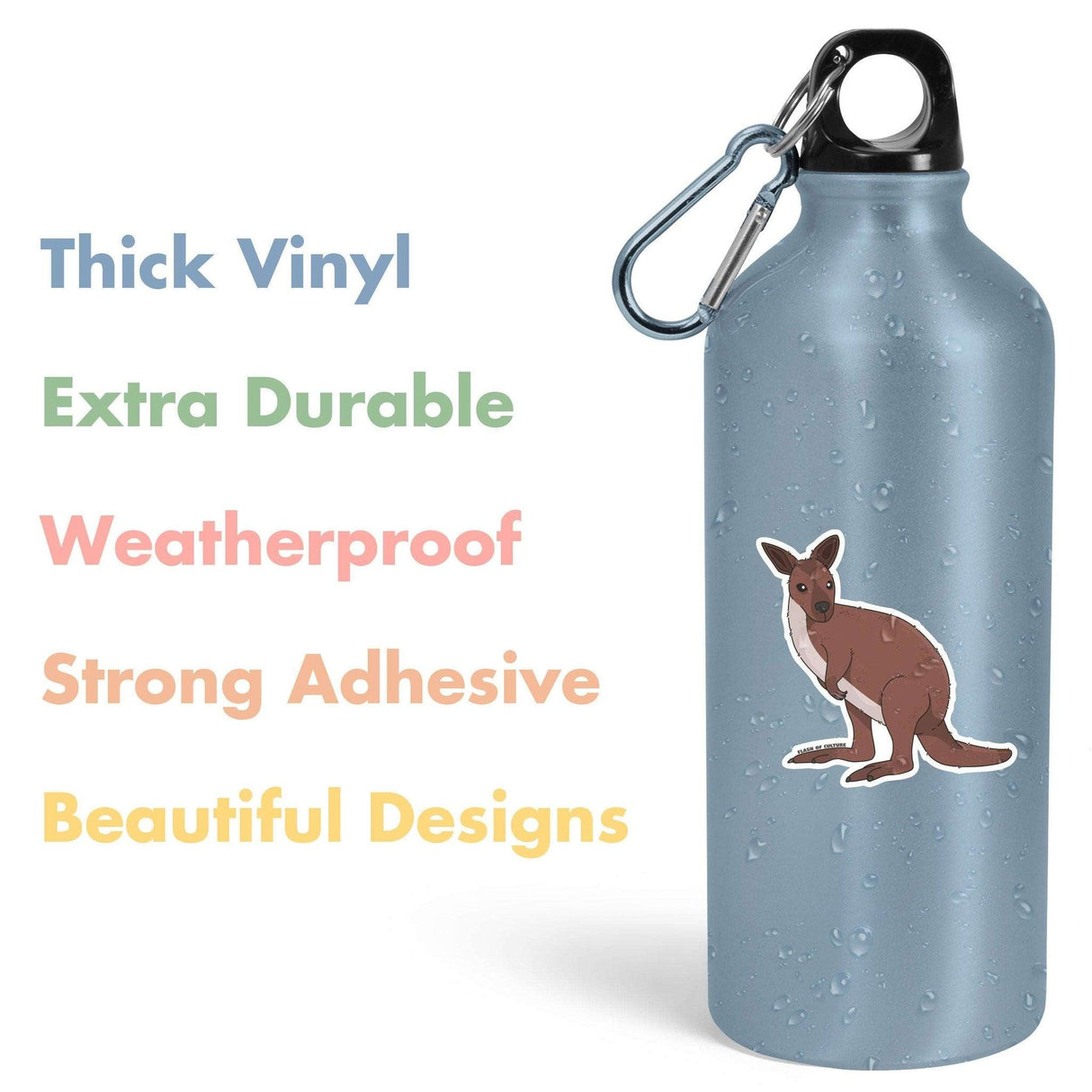 Australian Wallaby sticker, Australian Animal stickers