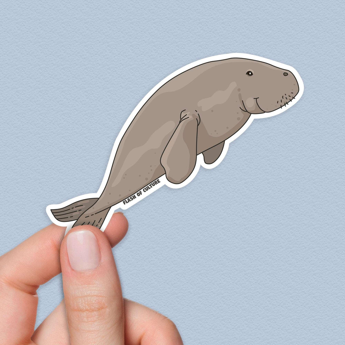 Dugong Sticker, Australian Animal stickers