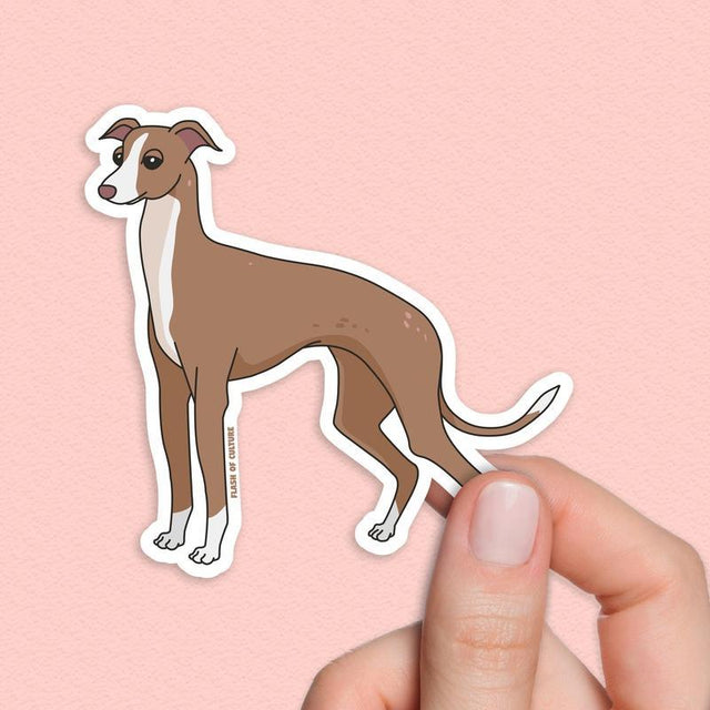 Italian Greyhound Sticker, Gifts for Dog Lovers