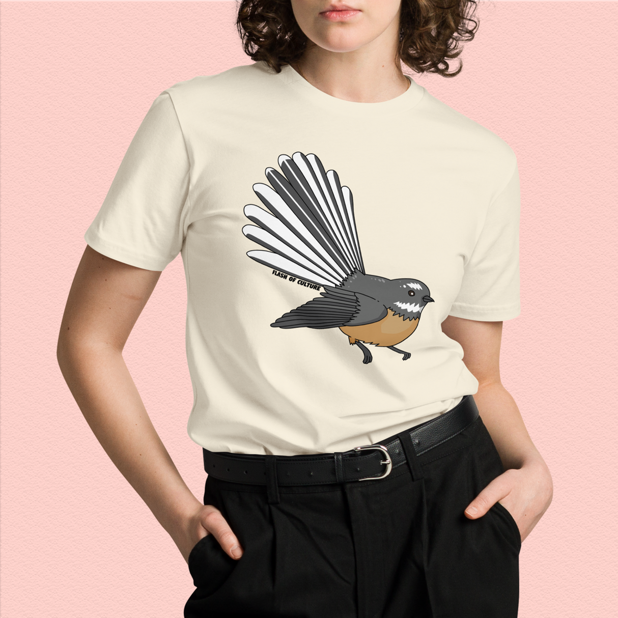 New Zealand Fantail T-Shirt Adult