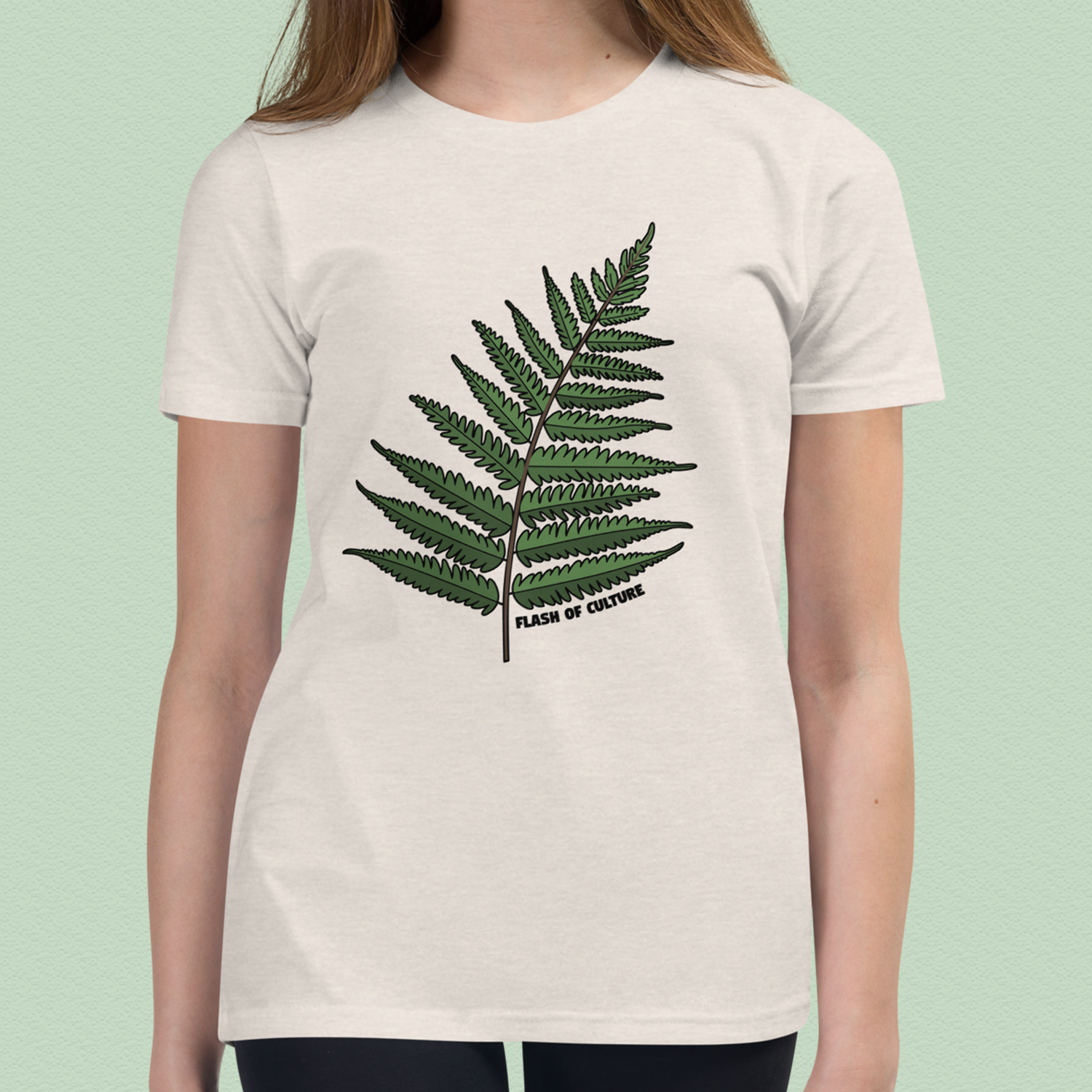 New Zealand Fern T-Shirt Kids Youth Size 6+ years