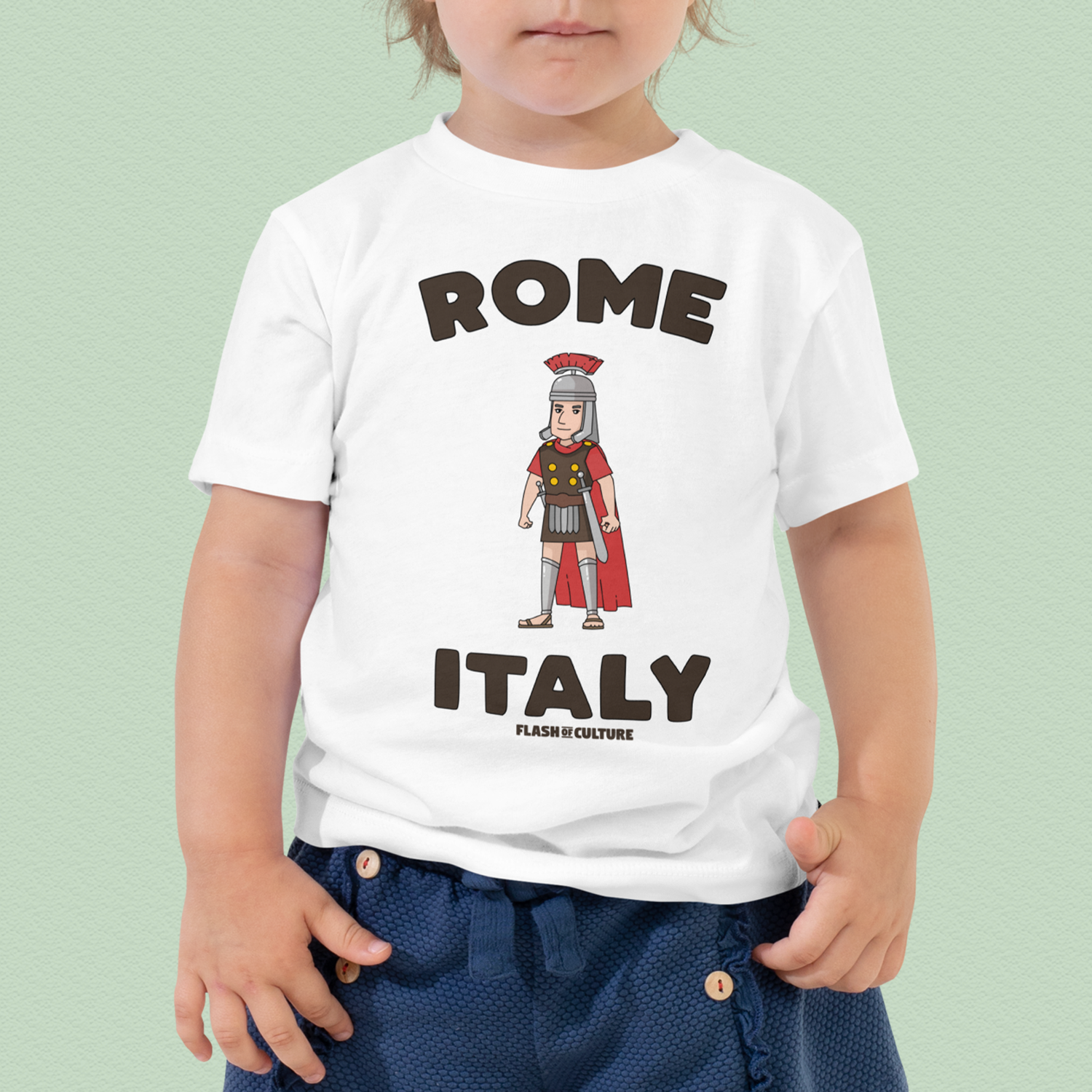 Rome Italy Gladiator T-Shirt Kids Size 2-5 years