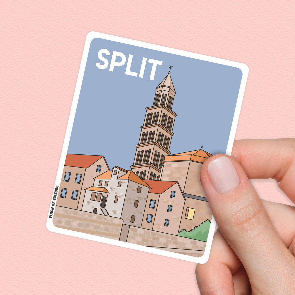 Split, Croatia Sticker, Croatia Stickers