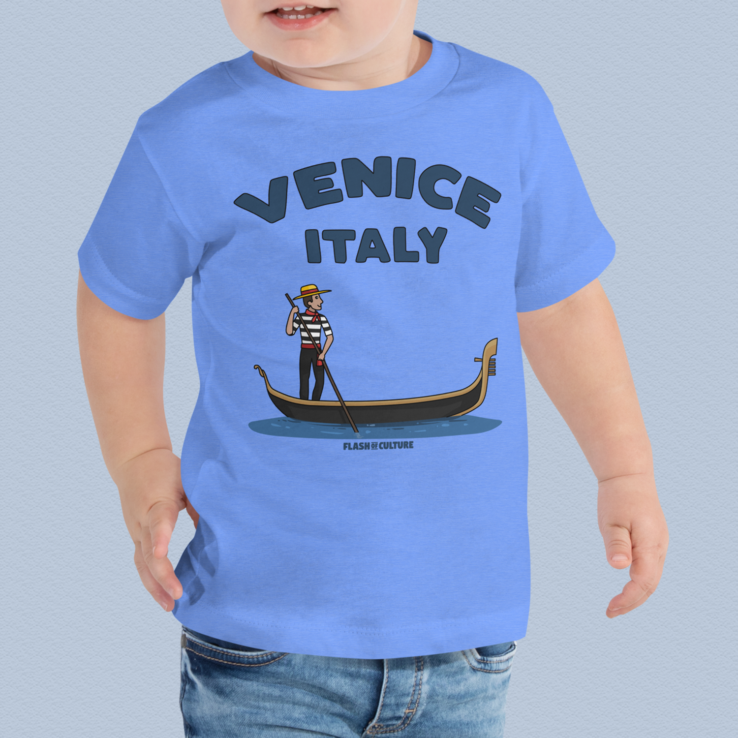 Venice Italy Gondola T-Shirt Kids Size 2-5 years