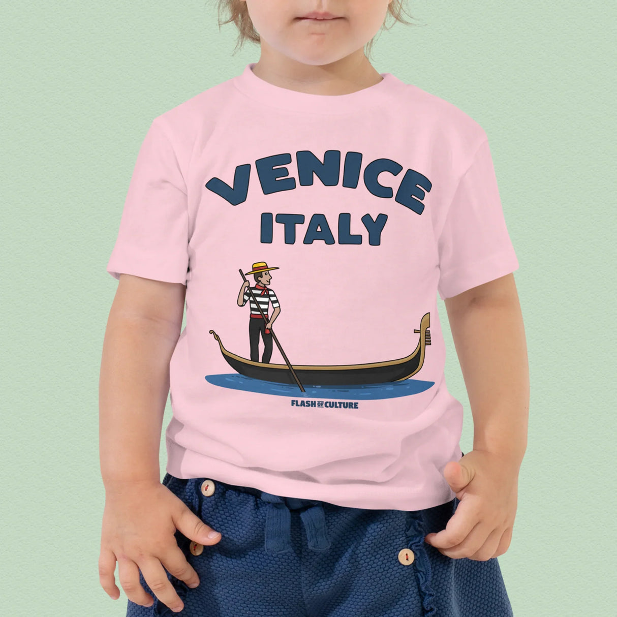 Venice Italy Gondola T-Shirt Kids Size 2-5 years