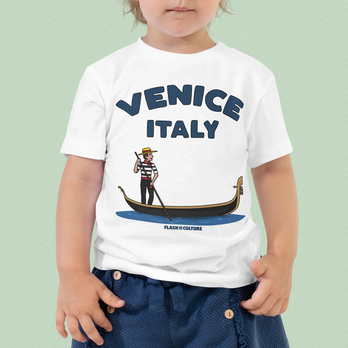 Venice Italy Gondola T-Shirt Kids Size 2-5 years