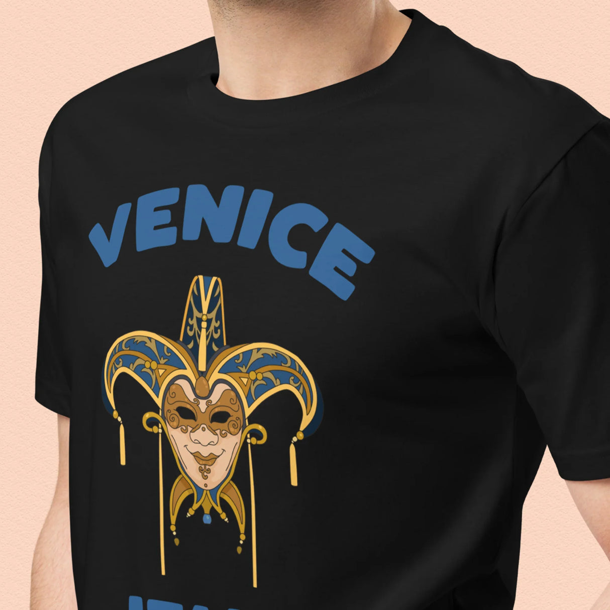 Venice Italy Mask T-Shirt Adult Unisex