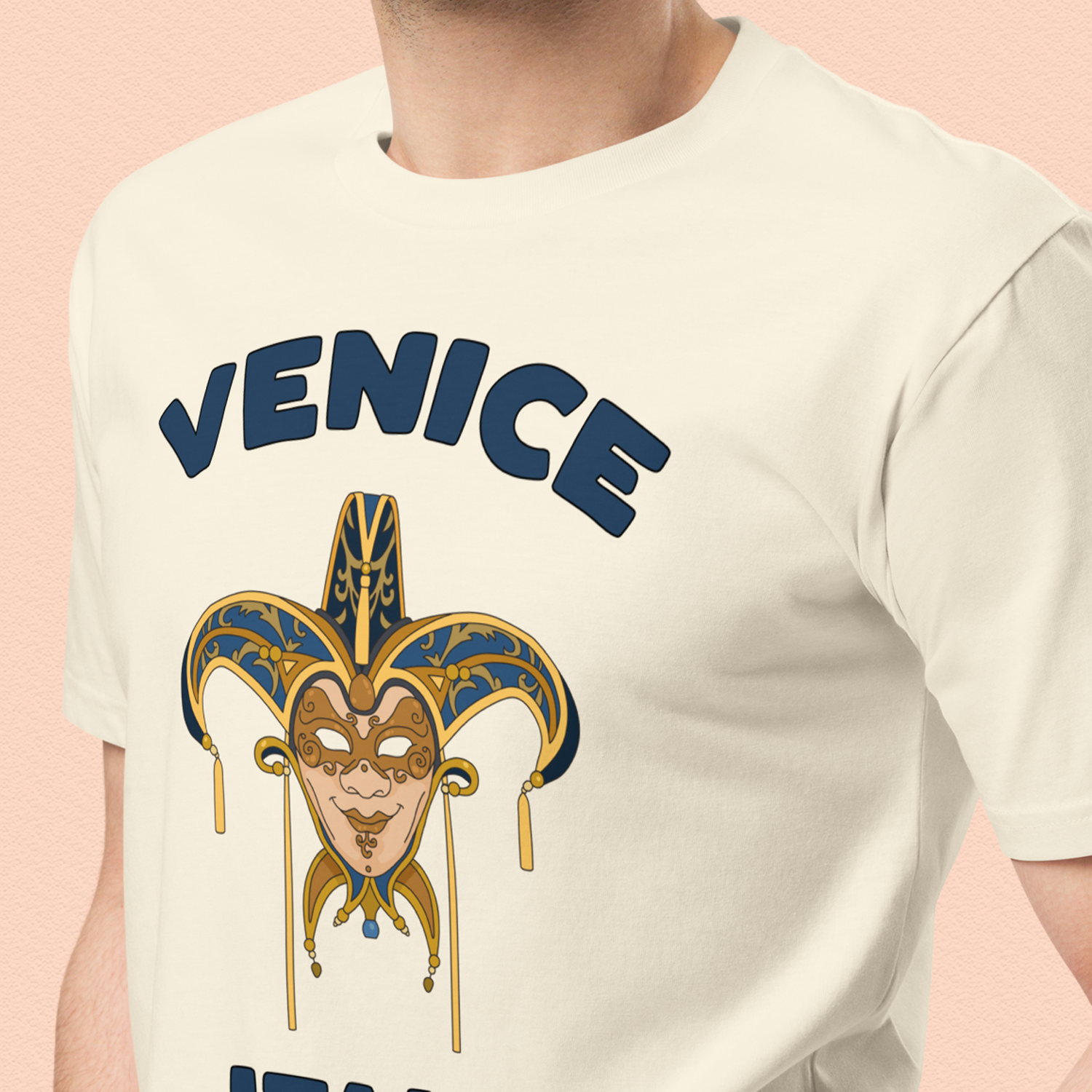 Venice Italy Mask T-Shirt Adult Unisex