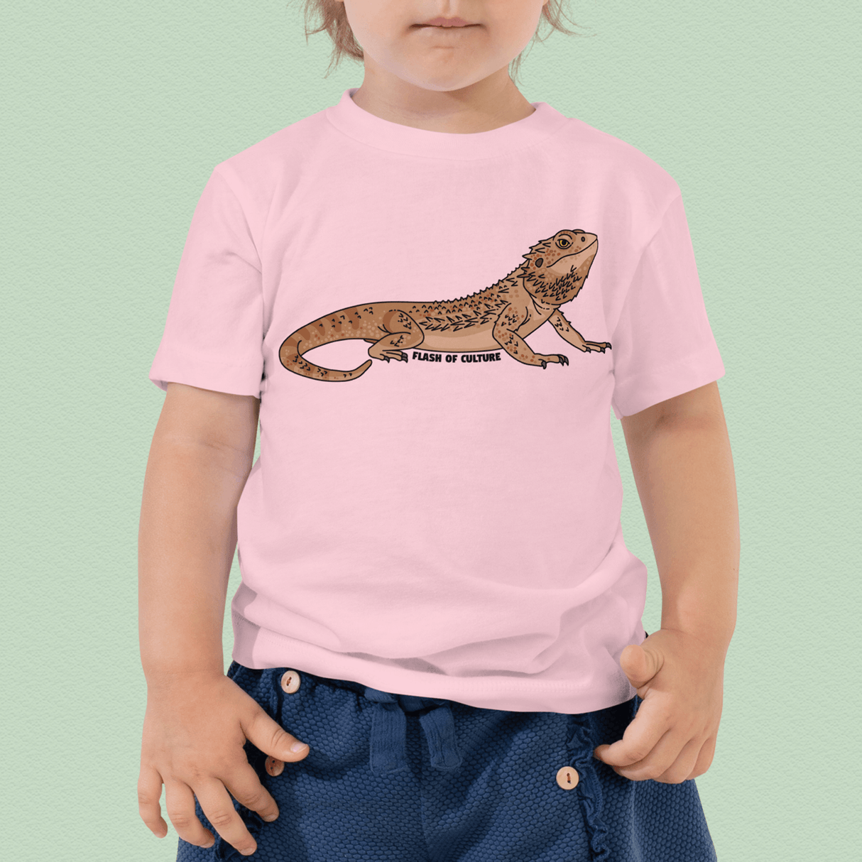 Bearded Dragon T-Shirt Kids Size 2-5 years