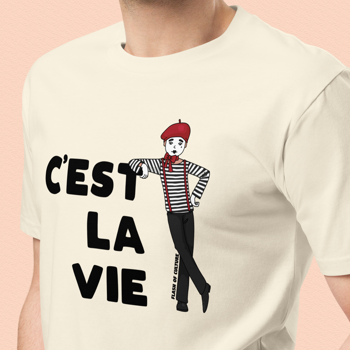 C'est La Vie Mime T-Shirt Adult Unisex