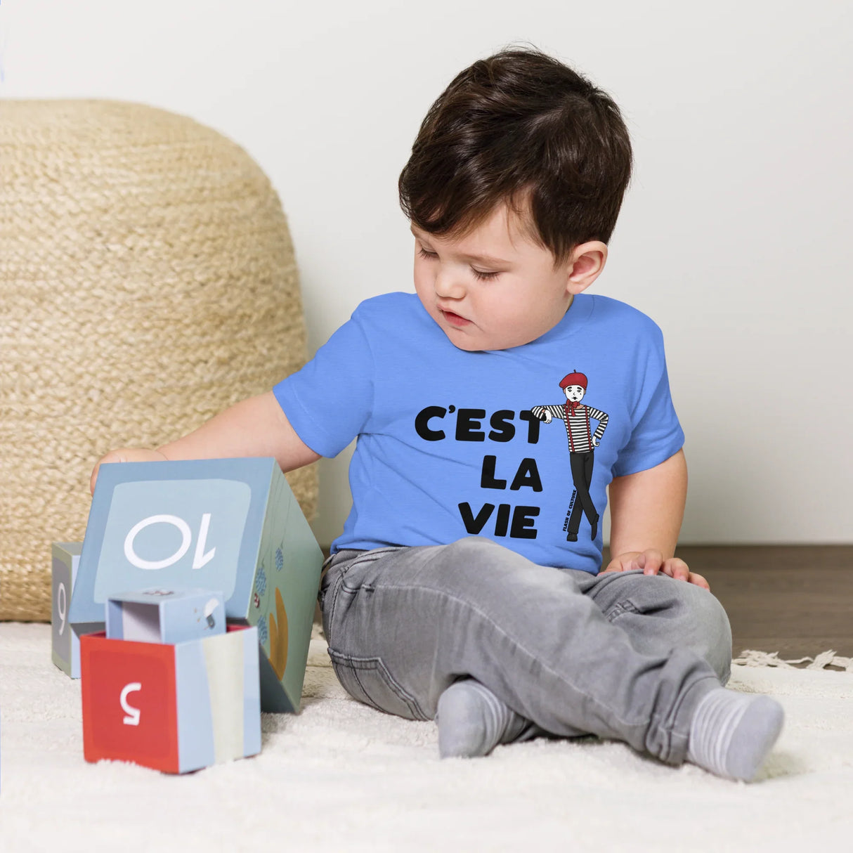 C'est La Vie T-Shirt Kids, French Tshirts Size 2-5 years