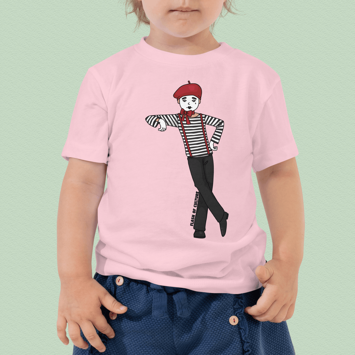 French Mime T-Shirt Kids Size 2-5 years