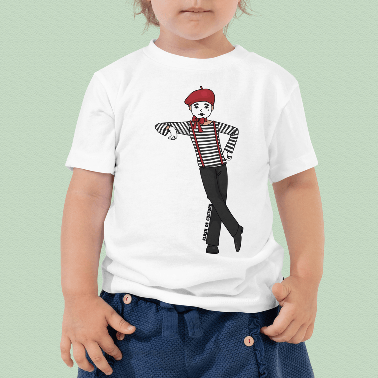 French Mime T-Shirt Kids Size 2-5 years