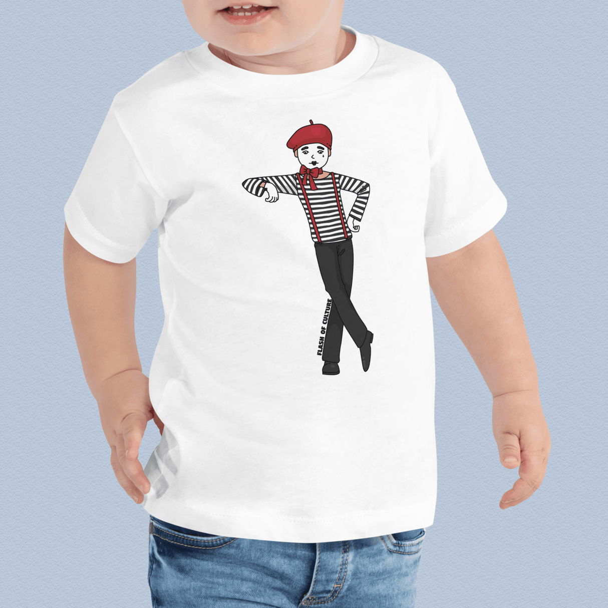 French Mime T-Shirt Kids Size 2-5 years