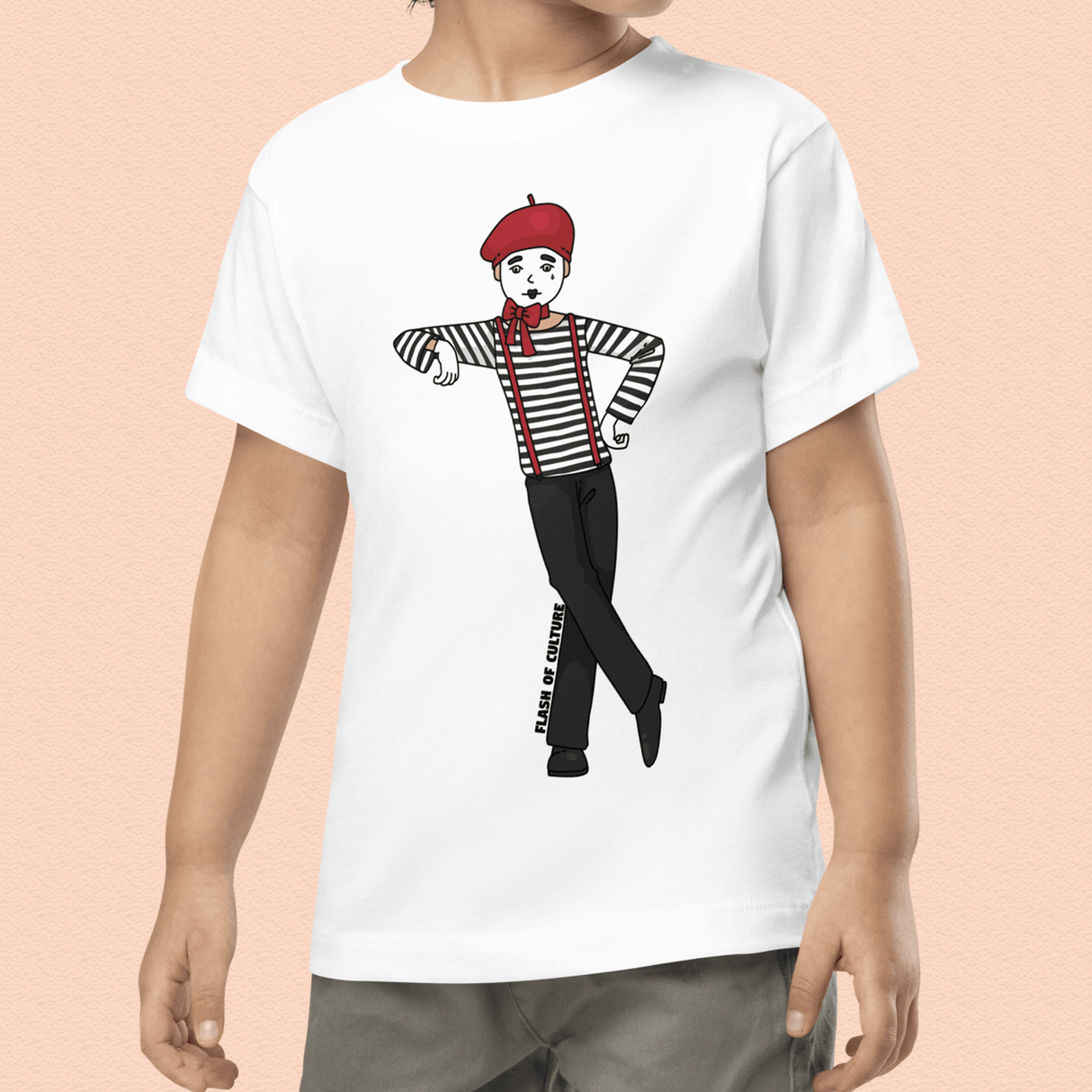 French Mime T-Shirt Kids Size 2-5 years