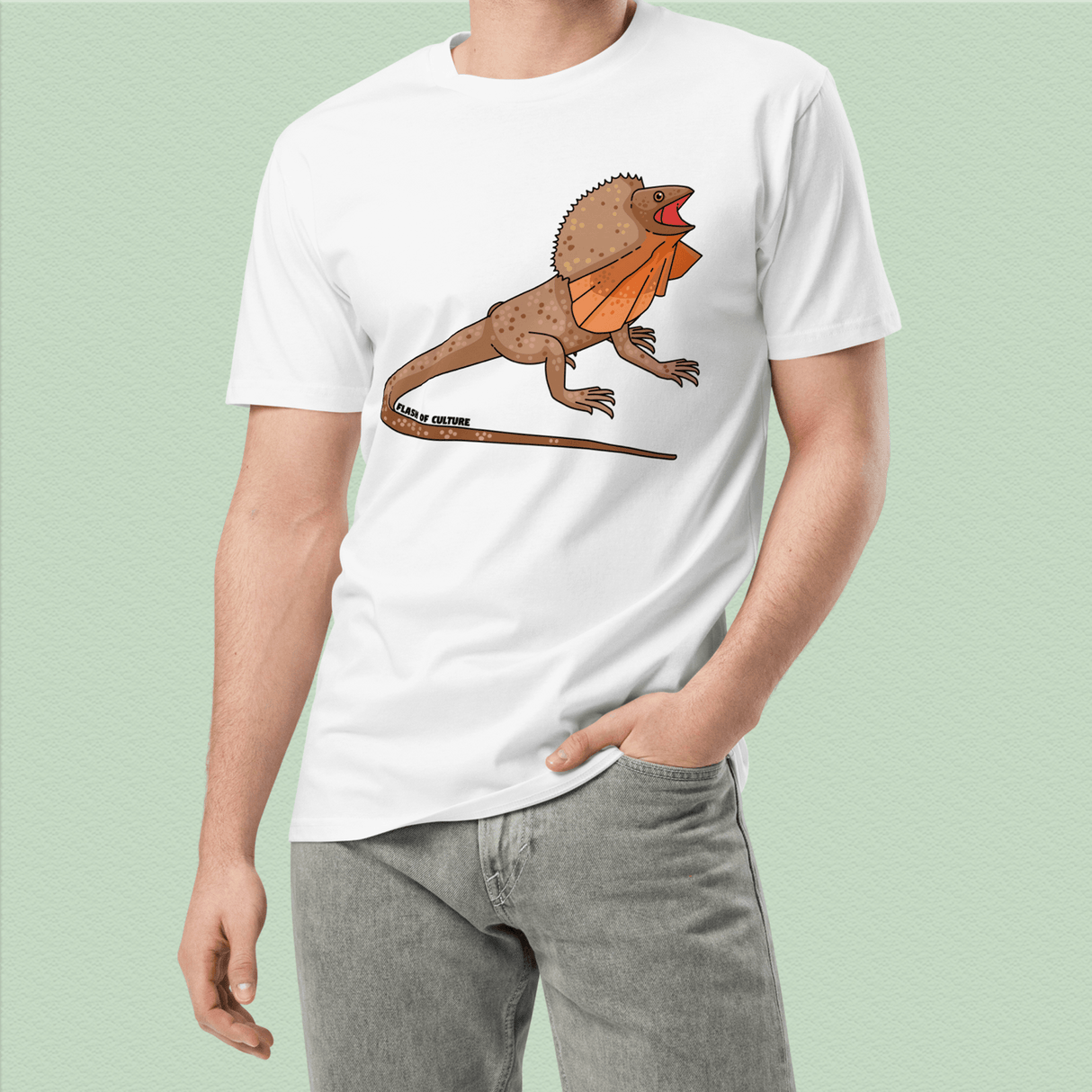 Frilled-Neck Lizard T-Shirt Adult Unisex