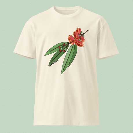 Australian Gumnut Flower & Leaves T-Shirt Adult Unisex