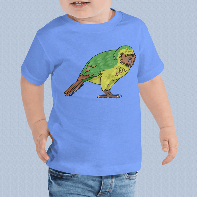 New Zealand Kakapo T-Shirt Kids Size 2-5 years