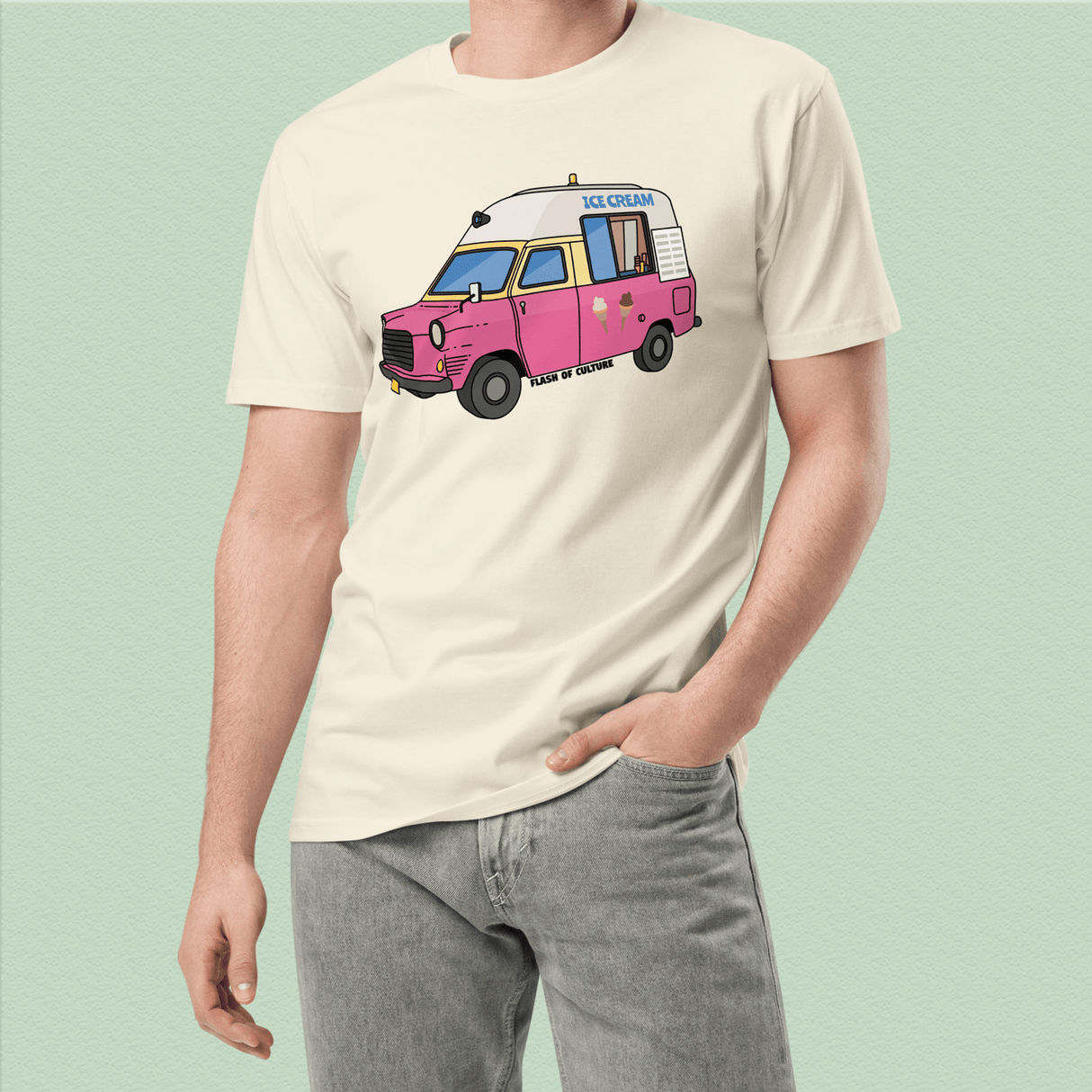 Ice Cream Van T-Shirt Adult Unisex