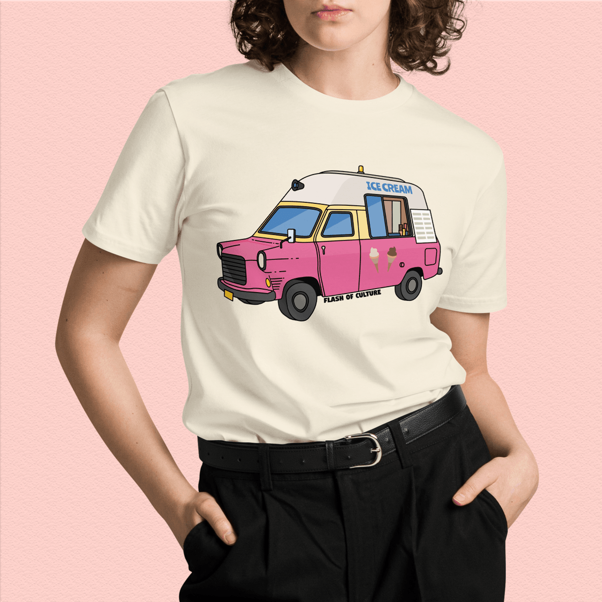 Ice Cream Van T-Shirt Adult Unisex