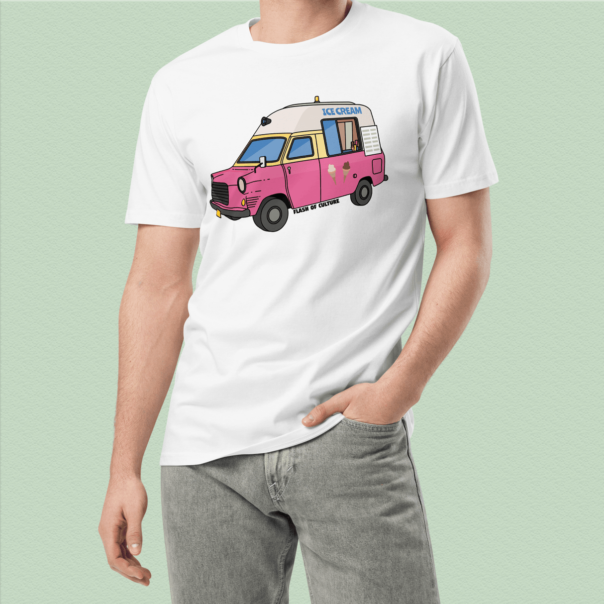 Ice Cream Van T-Shirt Adult Unisex