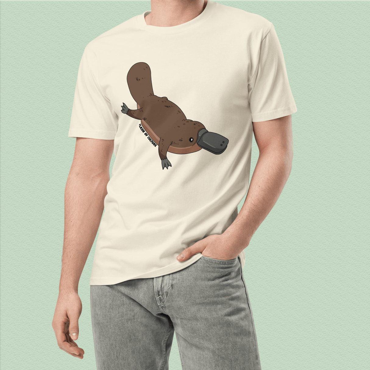 Platypus Design Unisex T-Shirt Adult Unisex
