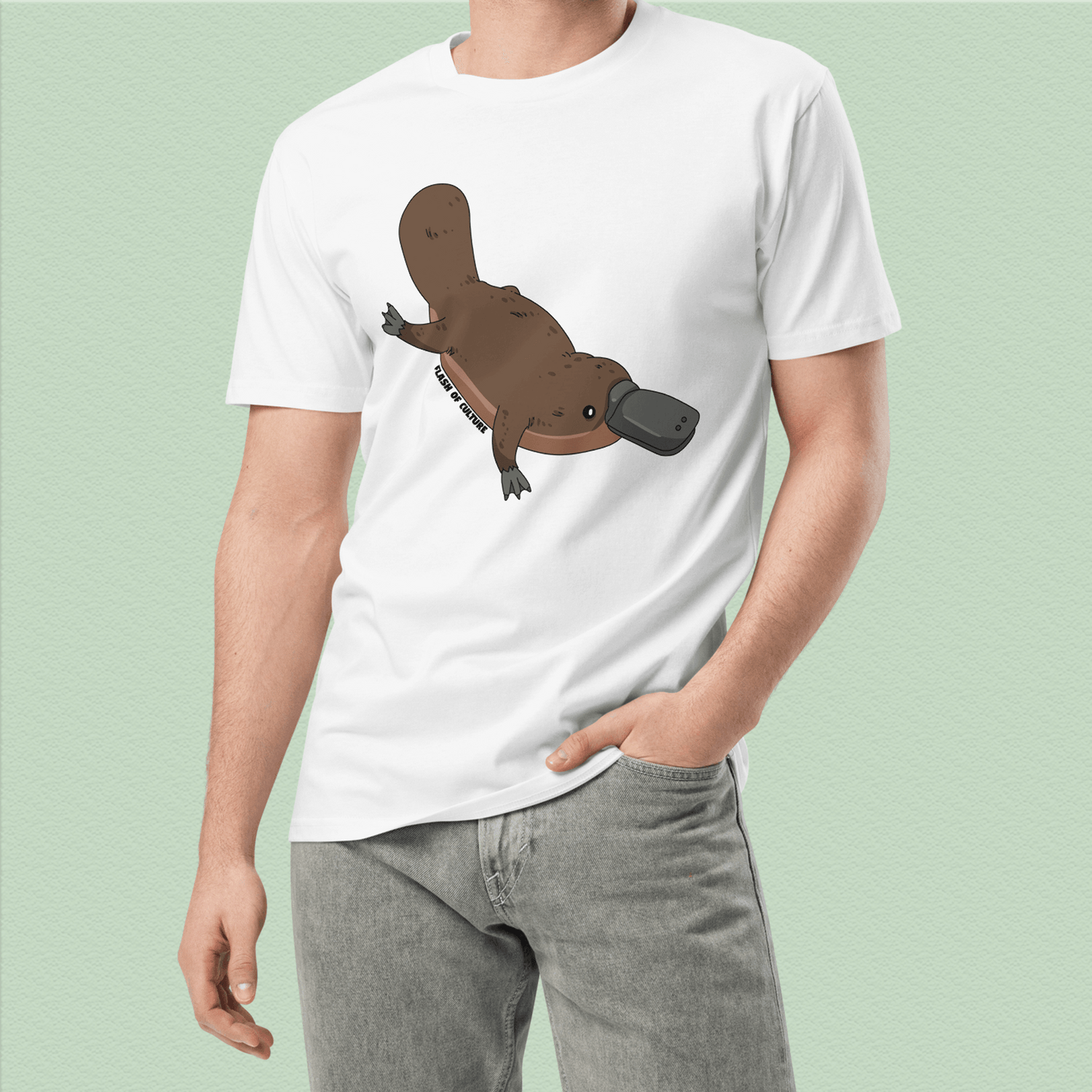 Platypus Design Unisex T-Shirt Adult Unisex