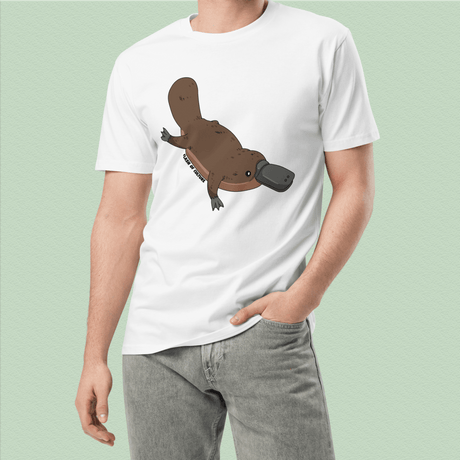 Platypus Design Unisex T-Shirt Adult Unisex