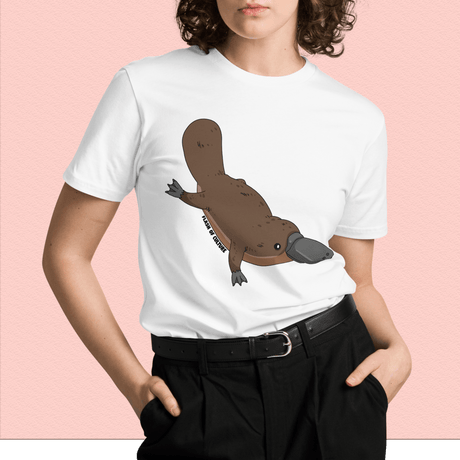 Platypus Design Unisex T-Shirt Adult Unisex