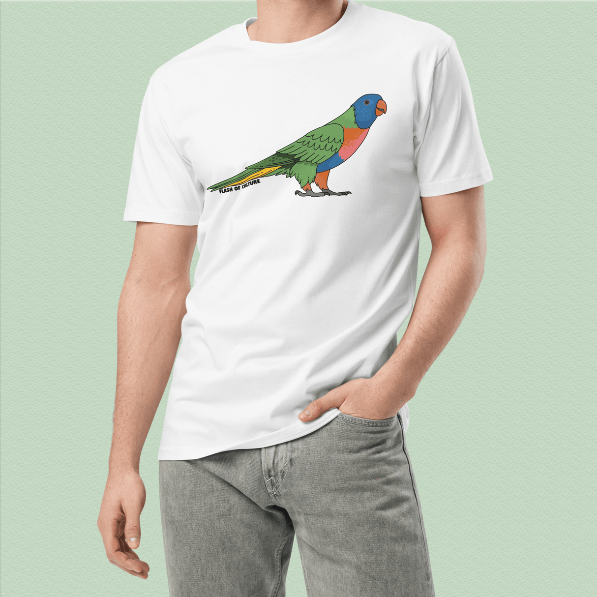 Rainbow Lorikeet T-Shirt Adult Unisex