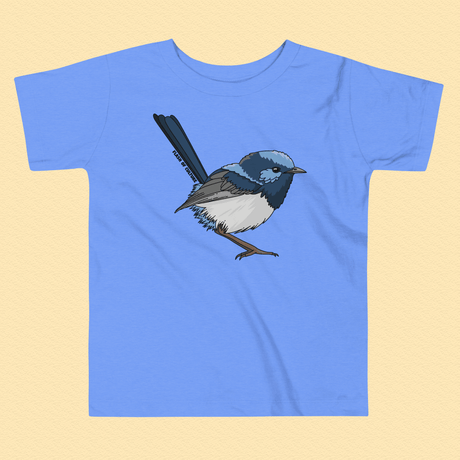 Superb Fairy Wren T-Shirt Kids Size 2-5 years