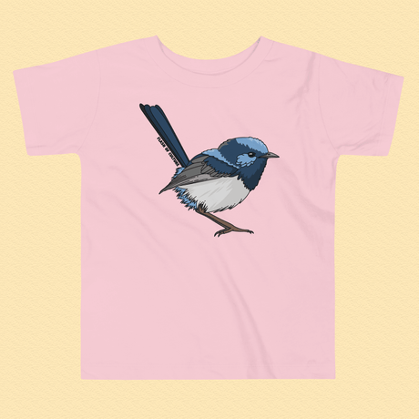 Superb Fairy Wren T-Shirt Kids Size 2-5 years