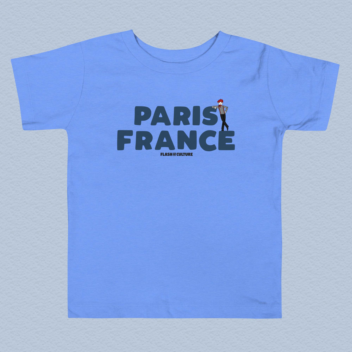 Paris France Mime T-Shirt Kids Size 2-5 years