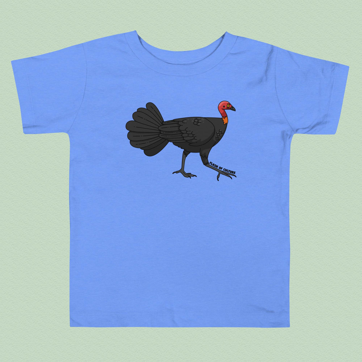 Australian Bush Turkey T-Shirt Kids Size 2-5 years