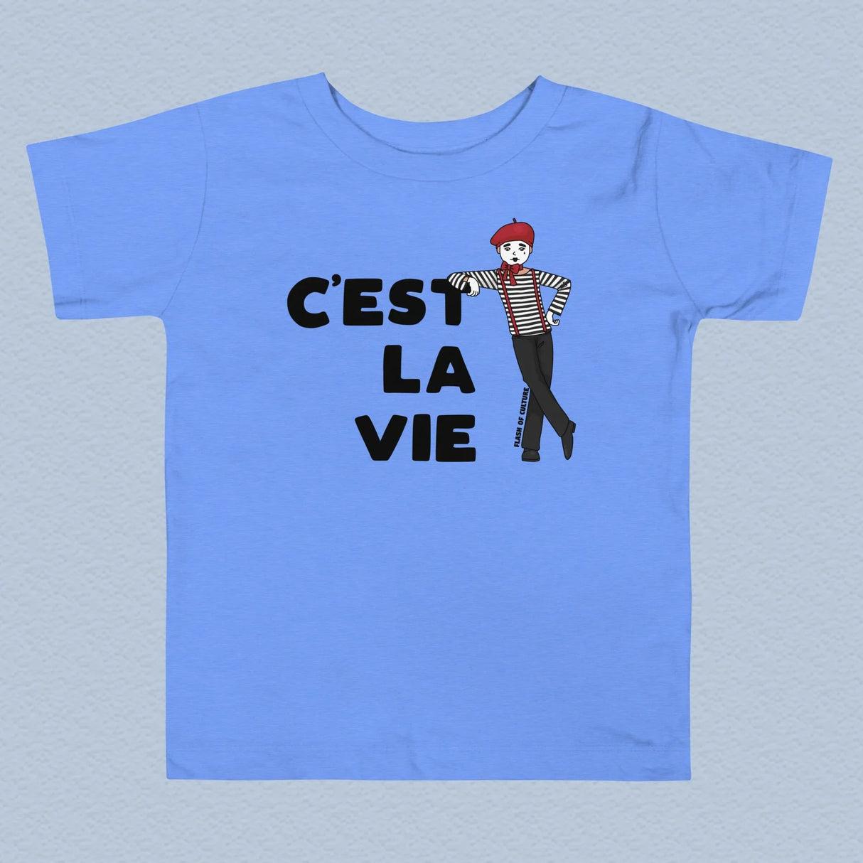 C'est La Vie T-Shirt Kids, French Tshirts Size 2-5 years
