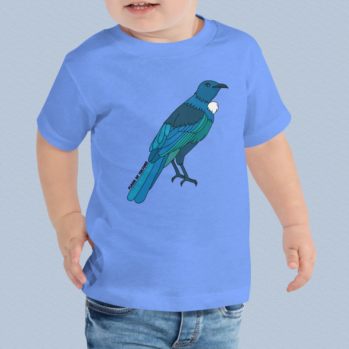 New Zealand Tui Bird T-Shirt Kids Size 2-5 years