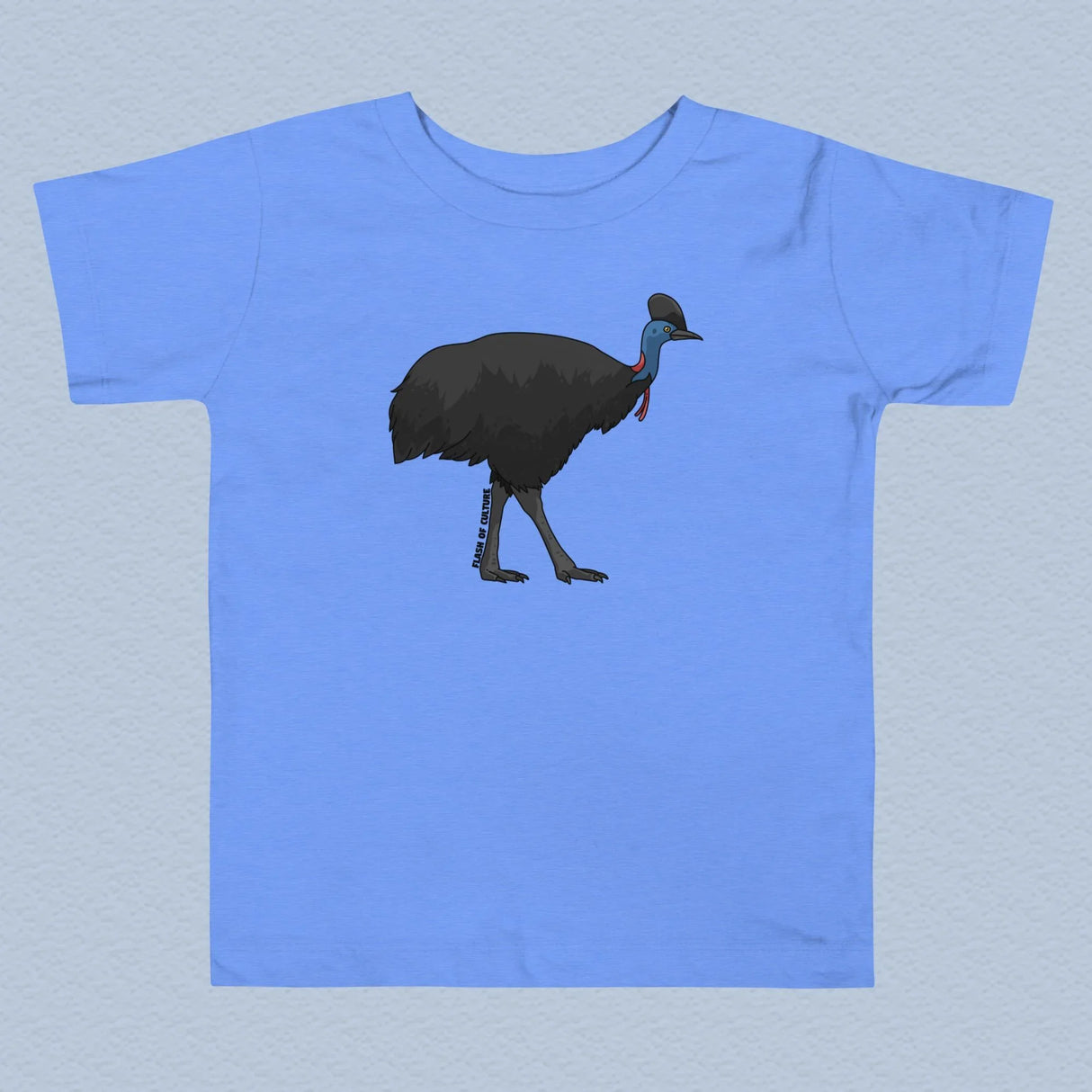 Australian Cassowary T-Shirt Kids Size 2-5 years