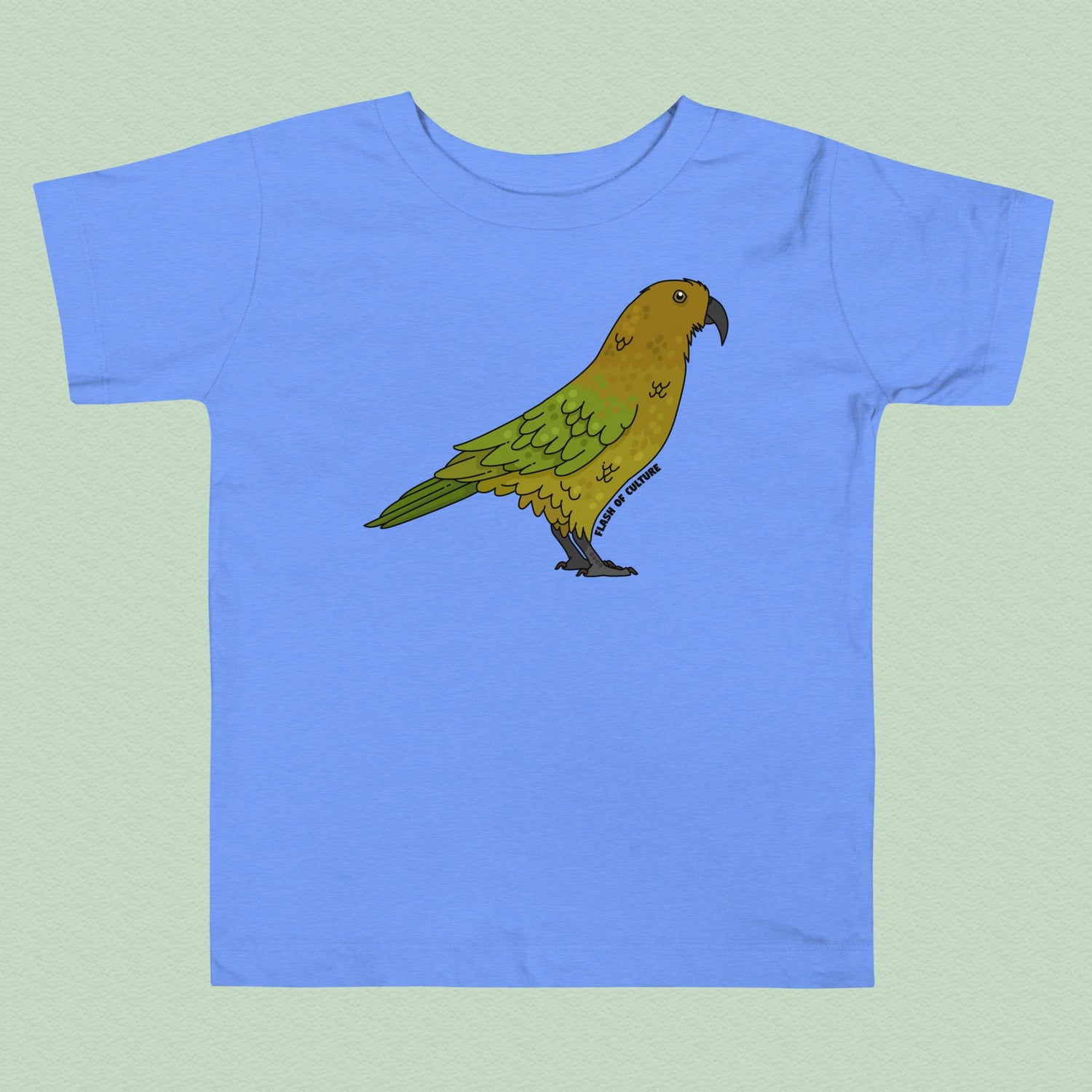 New Zealand Kea Bird T-Shirt Kids Size 2-5 years